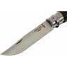 Нож Opinel №8 Trekking, нержавеющая сталь, кожаный темляк, хаки 001703